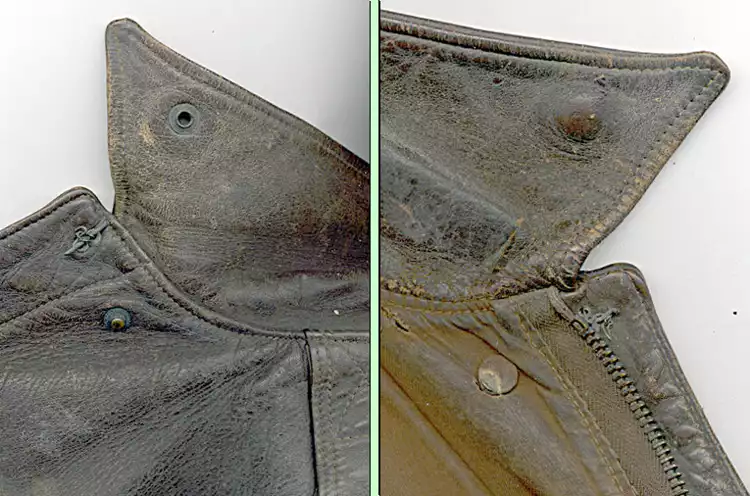 65th FS P-47 pilot Lt. Dwight Orman's A-2 flight jacket.