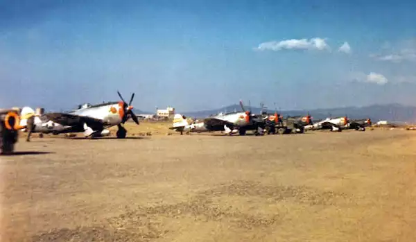 65th Flight Line at Grosetto.
