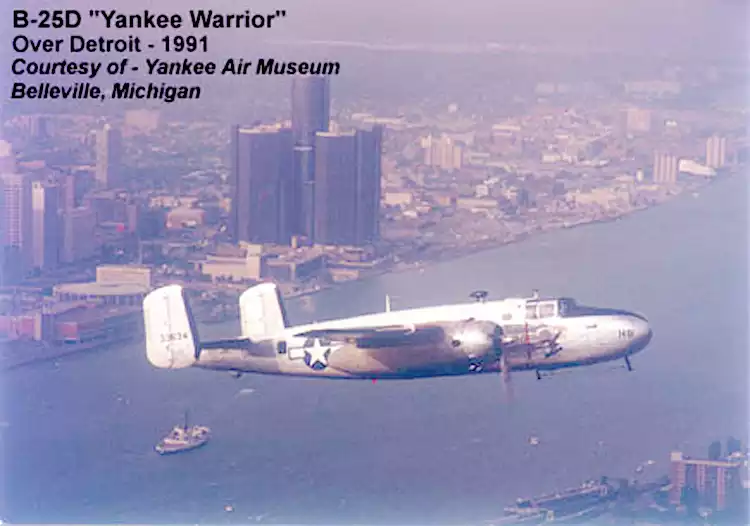 This B-25D was with the 489th in 1944 as 'Ellen E. & Son'.
