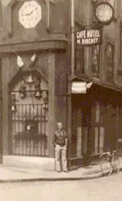 Bill Devine in Lyon, France after the Liberation.