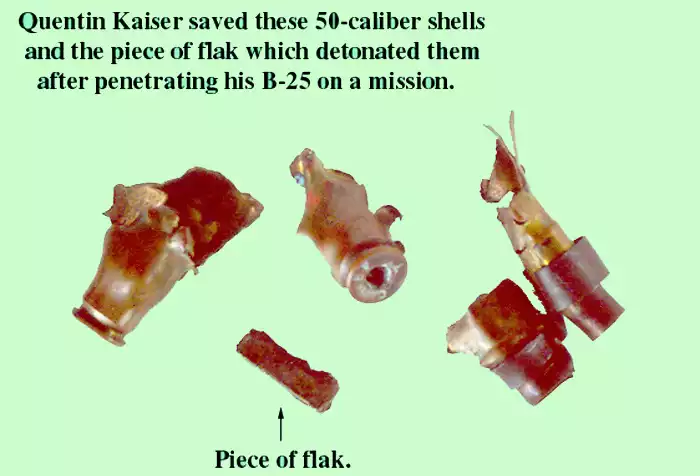 Some of my dad's bombing mission souvenirs (my photo).