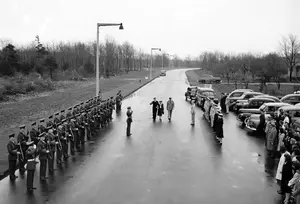 CAPT Frederick C Sachse leaving SoWey May 11, 1943