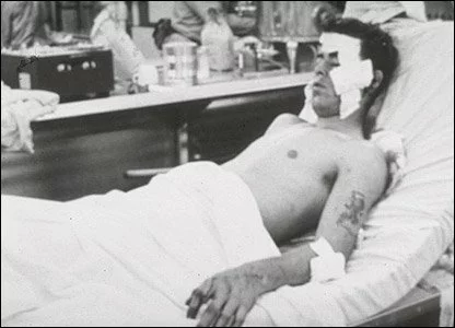 Injured sailor