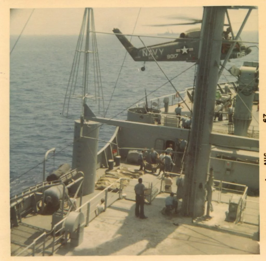 Helo evacuating the wounded