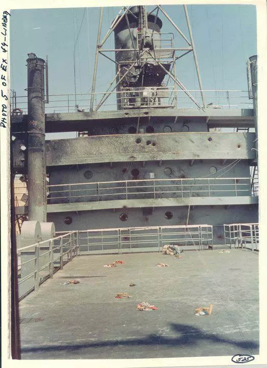 Damage from rocket attack