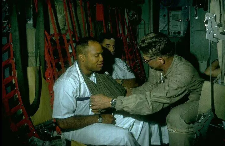 Injured sailor