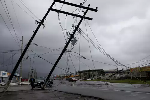 Puerto Rico downed power lines