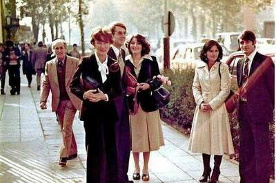 Iranians before the Islamic Revolution. Photo taken before 1978.