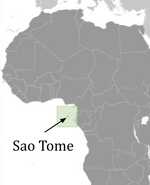 Sao Tome/Africa map