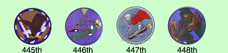 Squadrons of the 321st Bombardment Group