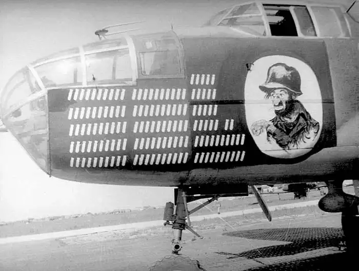 487th Bomb Squadron Nose Art.