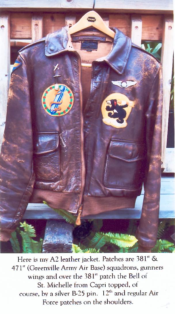 George Underwood's A2 flight jacket.