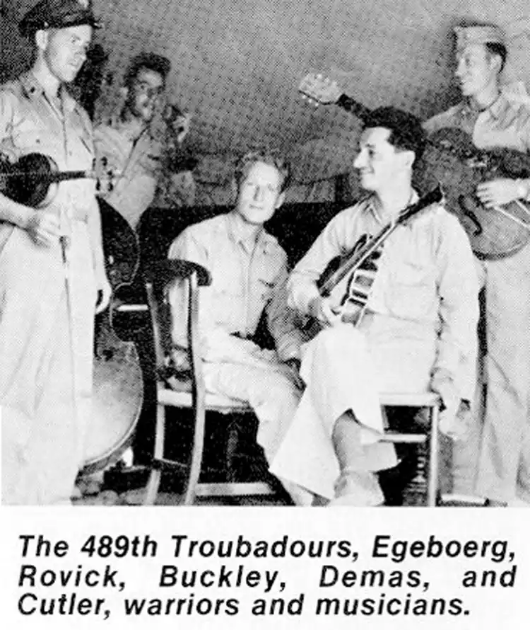 The 489th Bombardment Squadron Band.