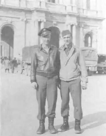 Billy Walker and Joe Moore from the 489th.