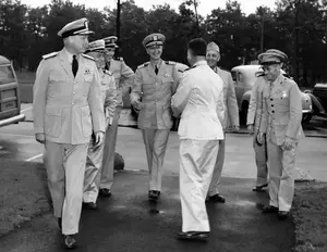 ADMRosendahl and staff visit SoWey July 29, 1943