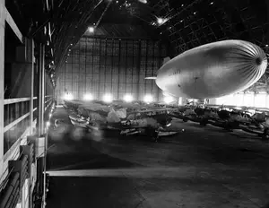 Aircraft_Storage_Hangar 2 April 17, 1945_South_End