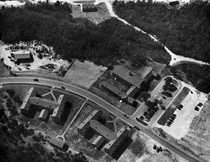Crew barracks and Recreation Hall September 24, 1942