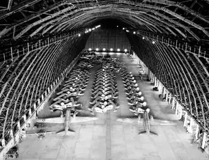 Hangar 2 hurricane storage June 27, 1945