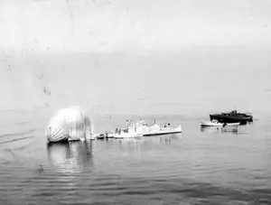 K-14 in water July 3, 1944
