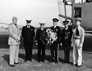 Memorial Day wreath drop May 30, 1944