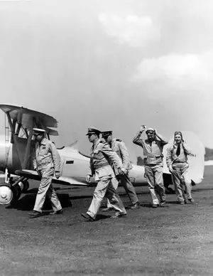 N3N pilots at SoWey July 10, 1942