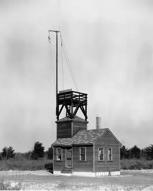 Radio and radar tower December 11, 1944