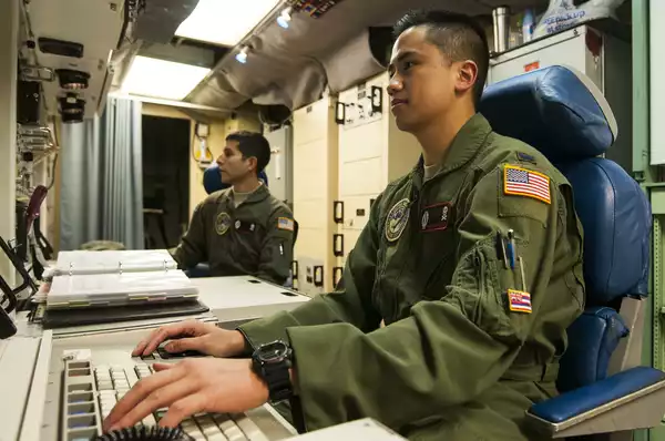 Missileers in control center