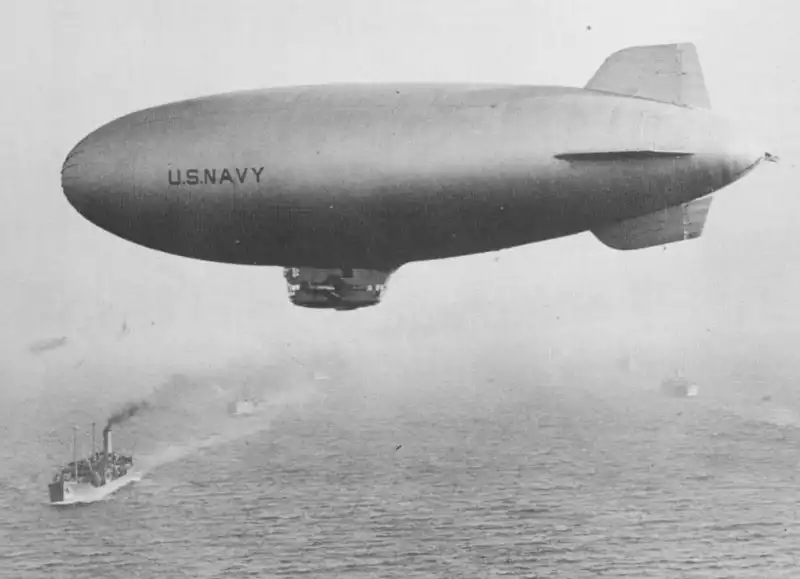 A K-ship provides escort services to a convoy in the Atlantic