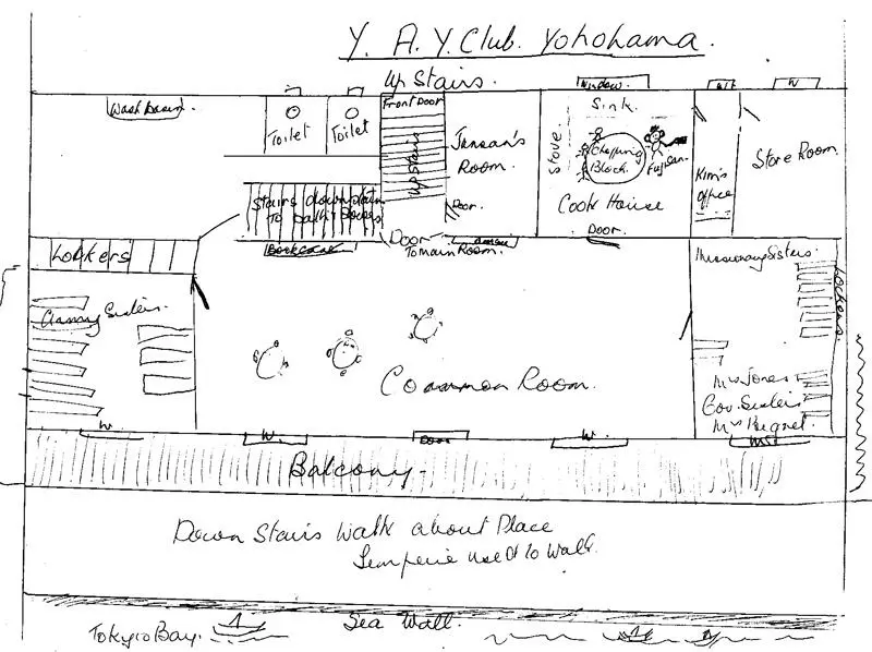 Plan of upper story of Club House