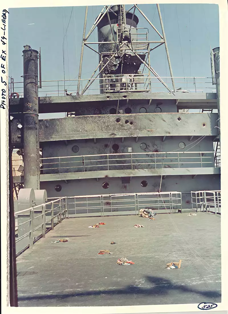 Damage from rocket attack