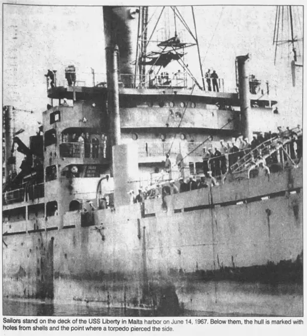 Liberty arriving in Malta