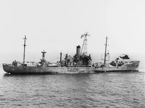 USS Liberty after attack